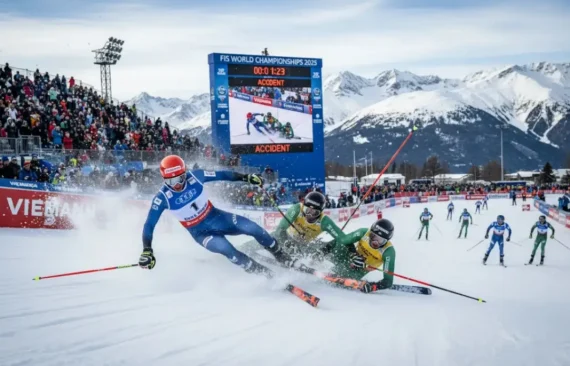 Эстафета, начавшаяся с катастрофы: неожиданный поворот чемпионата FIS 2025